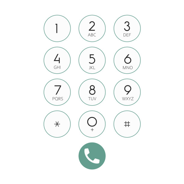 现代手机触摸屏，矢量符号。拨一个数字图片下载