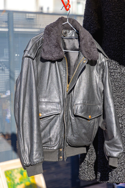 黑色的皮夹克图片下载