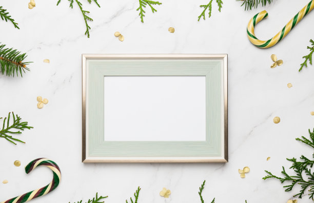 相框模型，圣诞概念图片下载