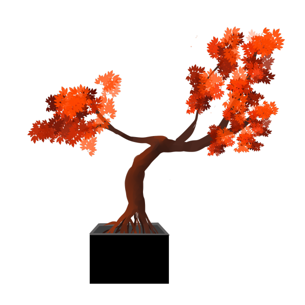 中式盆栽景观摆件图片下载