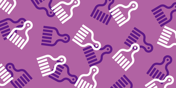 非洲拾取图案背景壁纸(嘻哈项目系列，平版本，矢量)图片下载