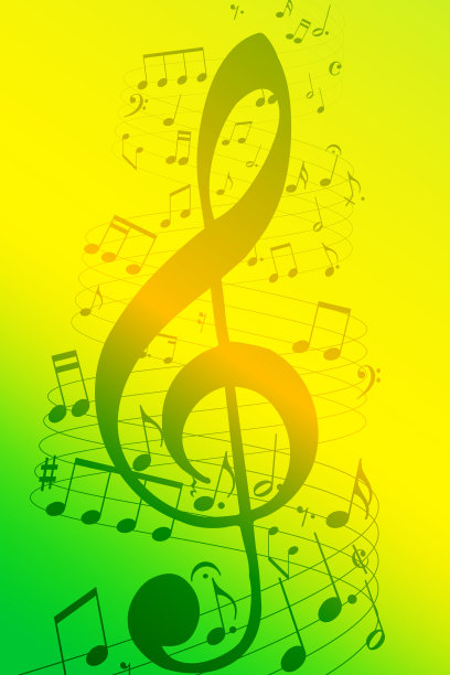 抽象艺术音乐背景图片下载