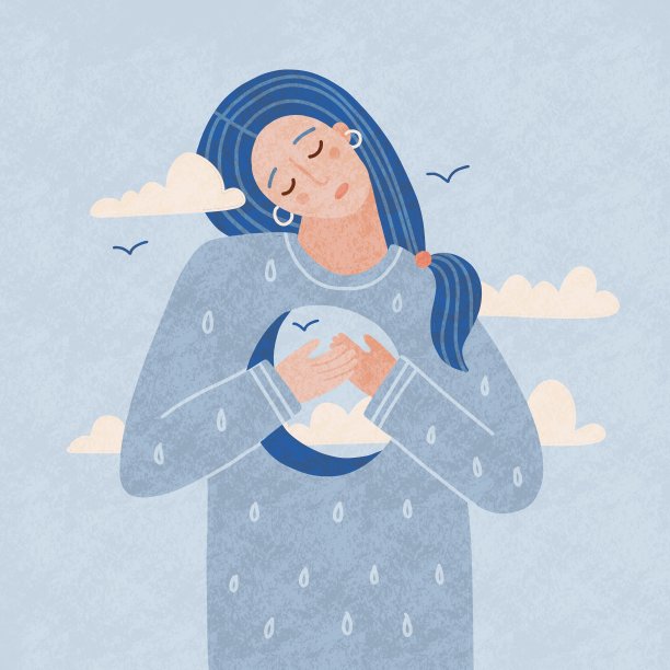 年轻男子看起来很悲伤，胸口有个洞。类似于悲伤，抑郁，哀悼，不好的感觉。孤立的纹理手绘数字艺术。图片下载