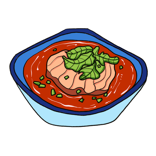 年俗美食水煮肉片图片下载