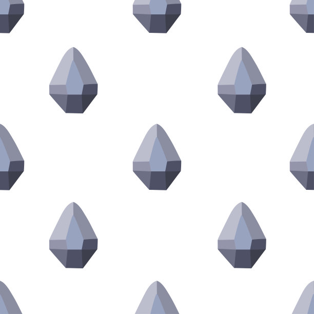 无缝图案魔术彩色水晶，宝石，宝石，宝石。无缝背景与钻石和珠宝。图片下载