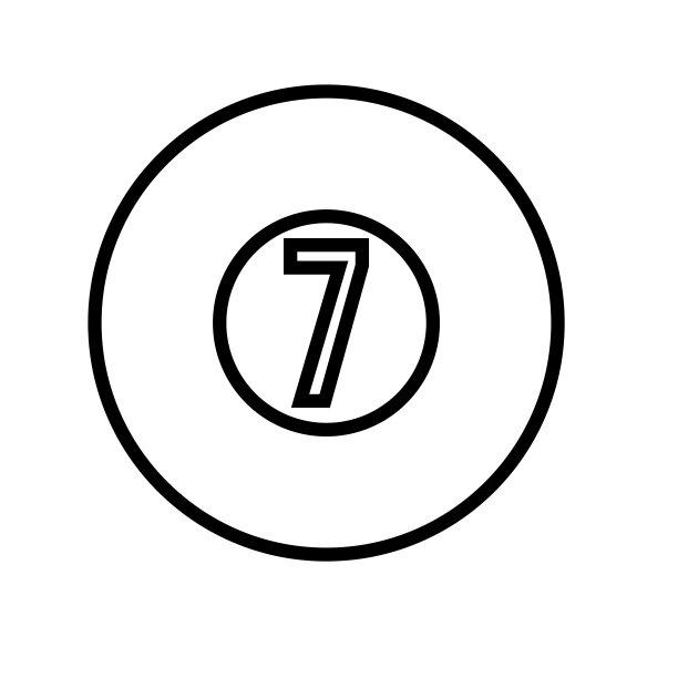 台球球线图标设计矢量模板插图标志和符号EPS 10在白色背景图片下载