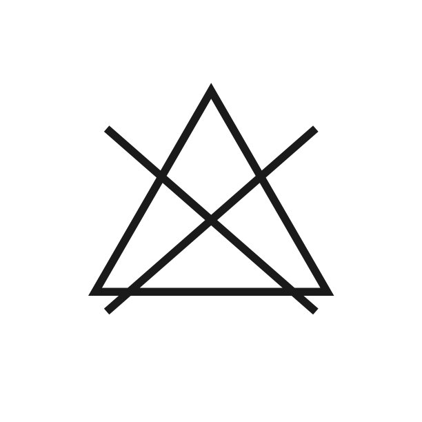 不漂白图标，矢量插画，平面设计图片下载