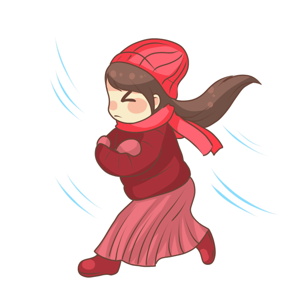 寒潮寒流来袭图片下载