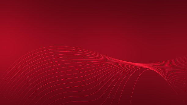 精致的线条连接着情人节的激情。抽象的红色背景。图片下载