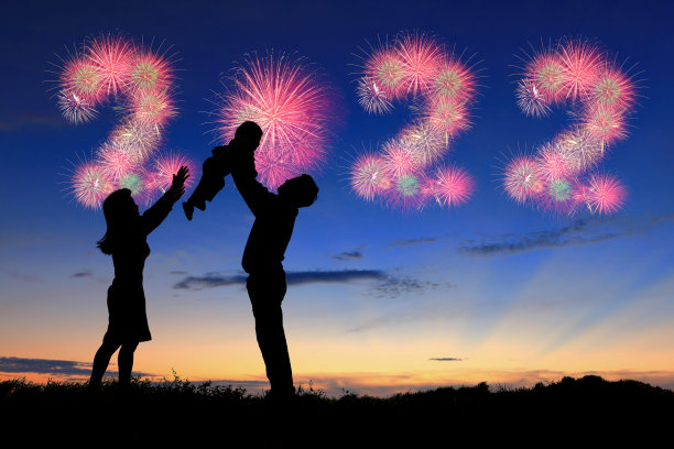 家庭与2022烟花图片下载