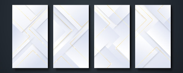 设计背景为社交媒体横幅集图片下载