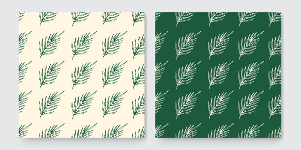 时髦的抽象广场艺术模板与花卉图片下载