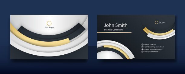 最小的现代名片设计特色图片下载