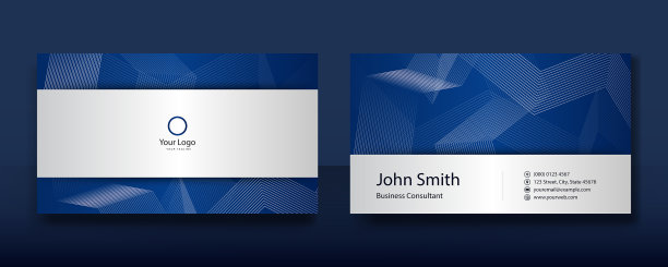 最小的现代名片设计特色图片下载