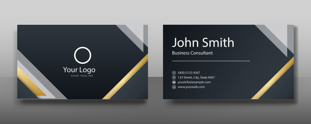 最小的现代名片设计特色图片下载