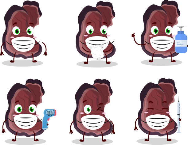 果冻耳朵卡通设计风格的图片保存图片下载