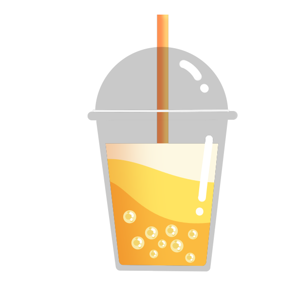 黄色珍珠奶茶图片下载
