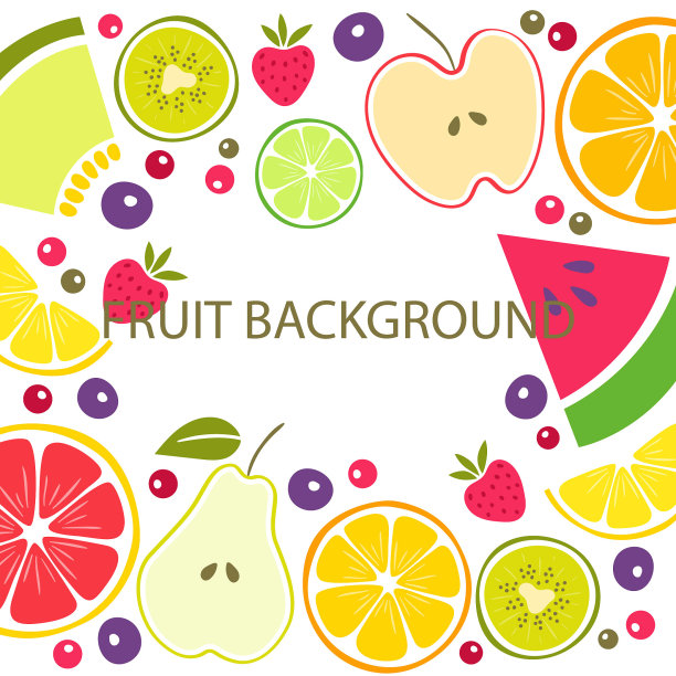 水果促销宣传扁平简约次图图片下载