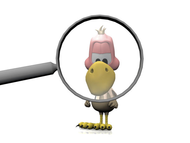 秃鹫和放大镜图片下载