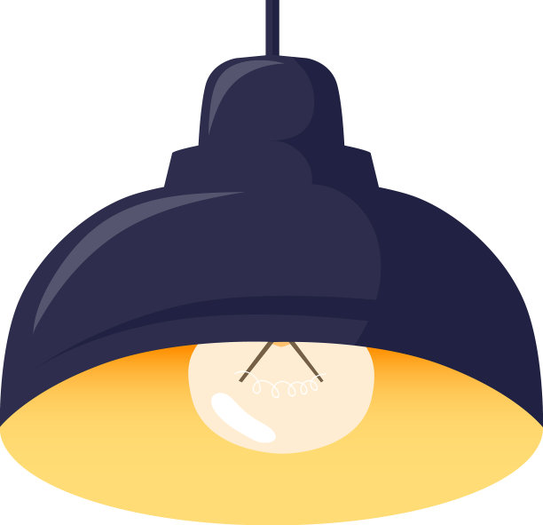 吊灯用灯泡聚光光线照射图片下载