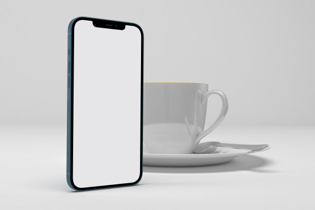 咖啡馆的智能手机1图片下载