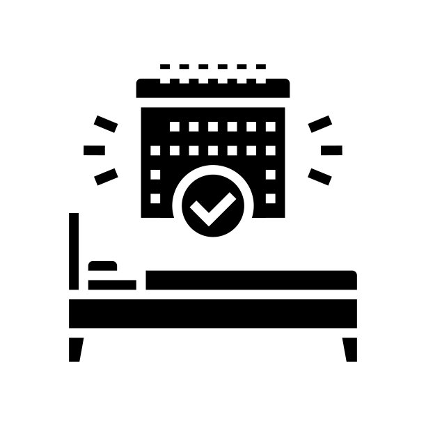 刺激控制治疗字形图标矢量插图图片下载
