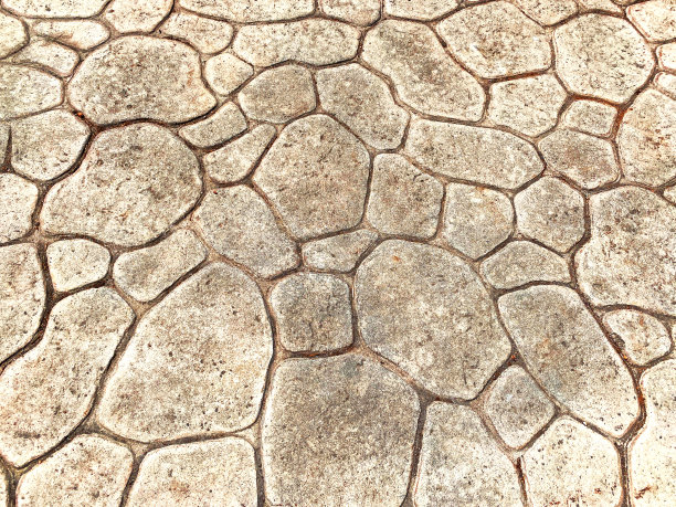 混凝土石砌车道景观设计干河床设计效果图片下载