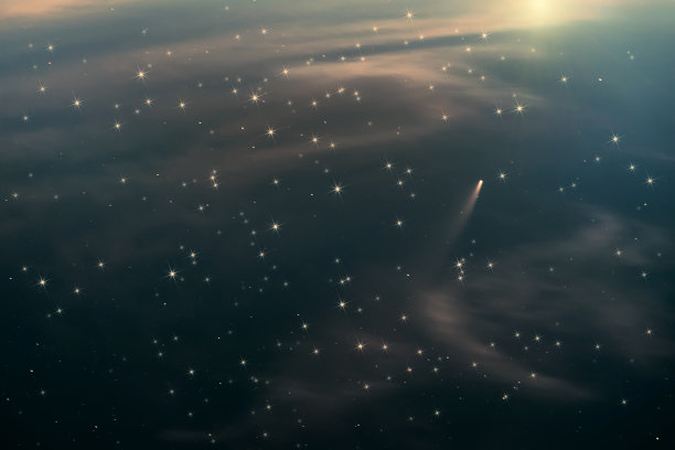 彗星深空星轨背景图片下载