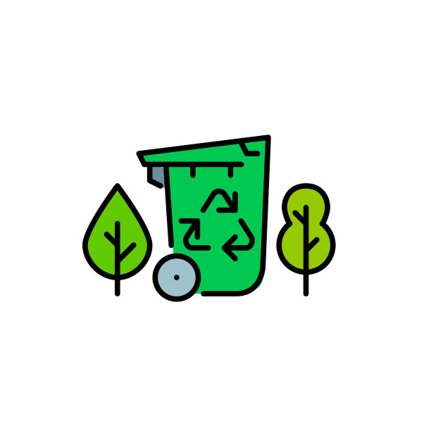 回收废品的管理。垃圾分类是一种环保可持续的生活方式。完美的像素，可编辑的描边彩色图标图片下载
