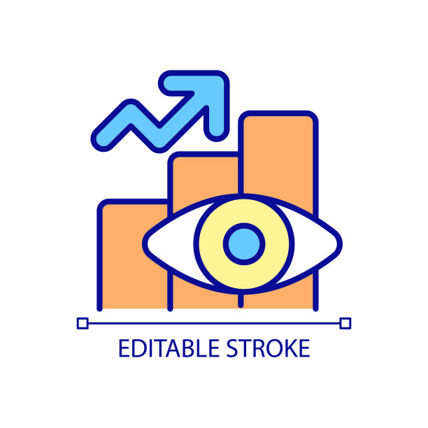 视力改善RGB彩色图标图片下载