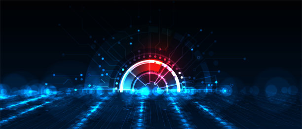 人工智能。网络技术背景。虚拟的概念图片下载