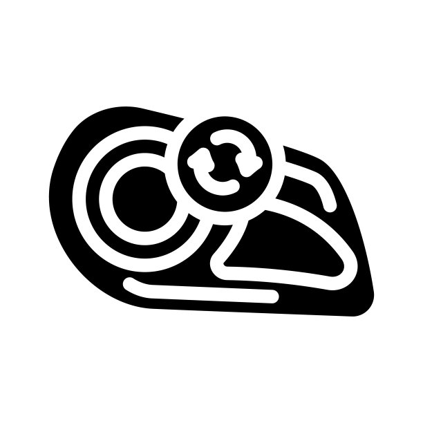 前灯替换字形图标矢量插图图片下载