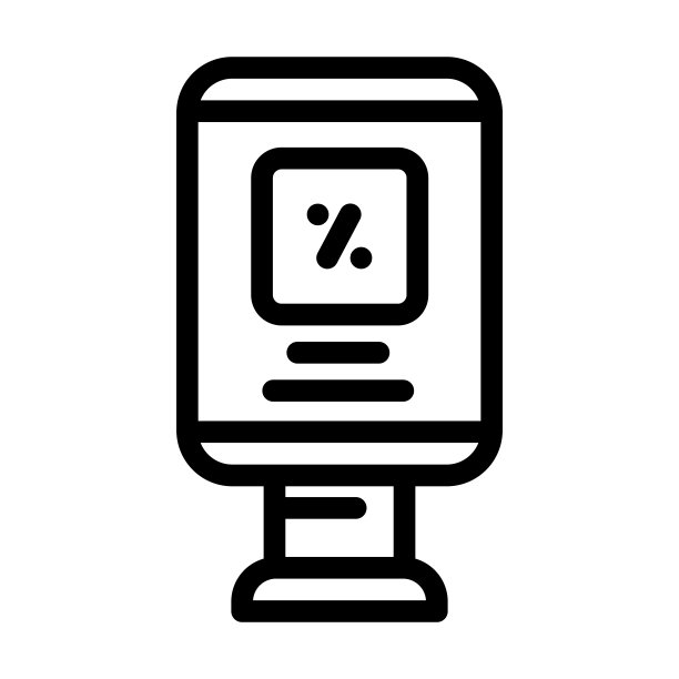 购买折扣线性图标矢量图图片下载