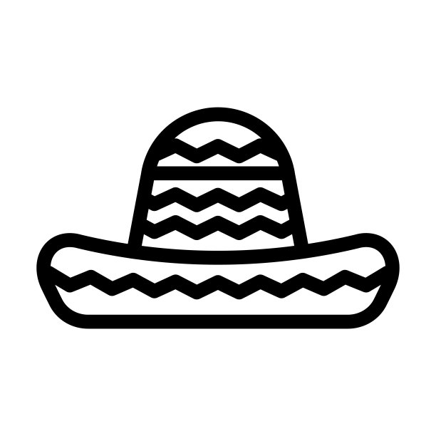 五月五日节的节日线图标矢量插图图片下载