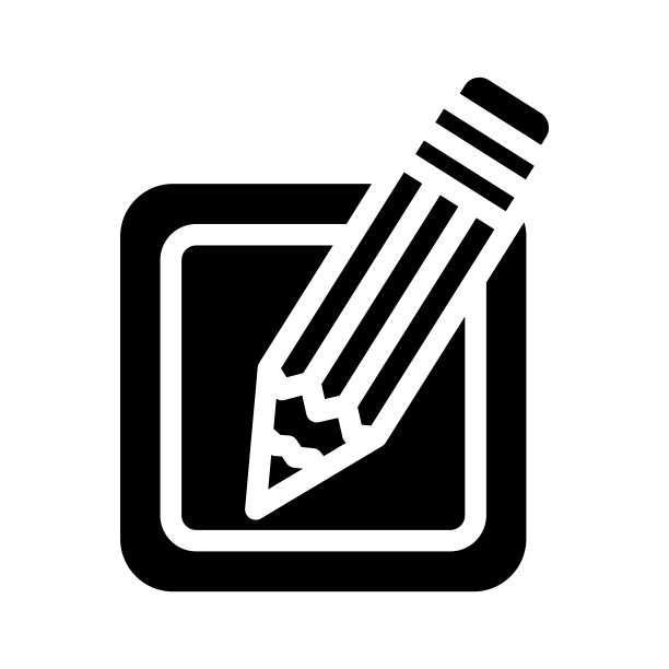 编辑文件 Glyph 图标矢量素材图片下载