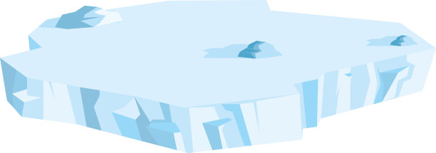 漂亮的冰山图标图片下载