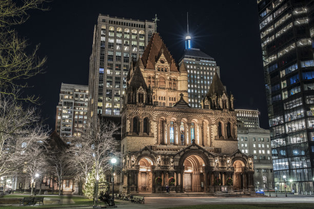 波士顿三一教堂图片下载