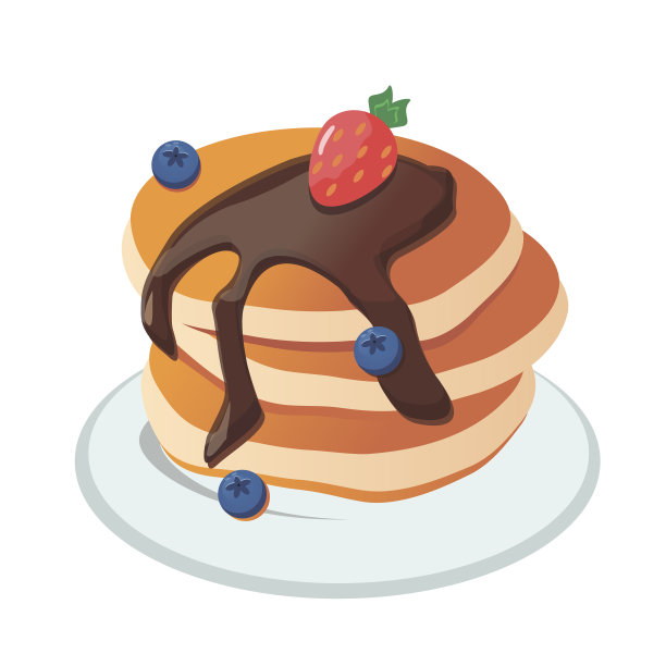 可爱表情的巧克力插画图片下载