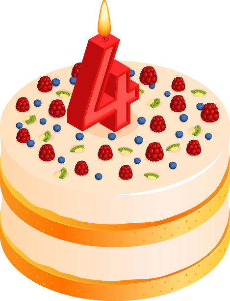 四年蛋糕成分图片下载