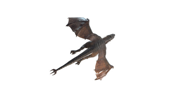 翼龙雷克斯慢飞动画电影视频，3d渲染图片下载