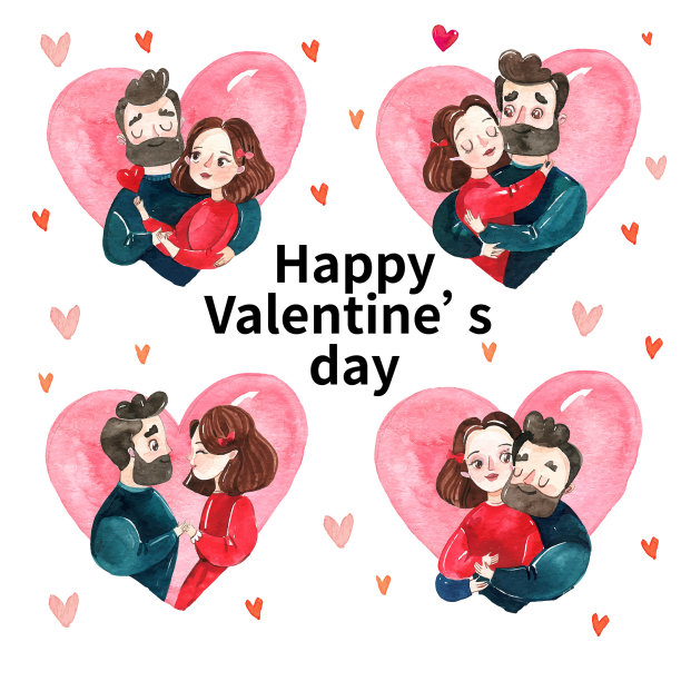 扁平简约插画风插画设计次图图片下载