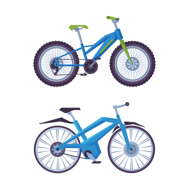 城市街道自行车或自行车作为踏板驱动的单图片下载