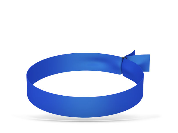 空白布腕带模型图片下载