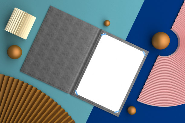 证书俯视图图片下载