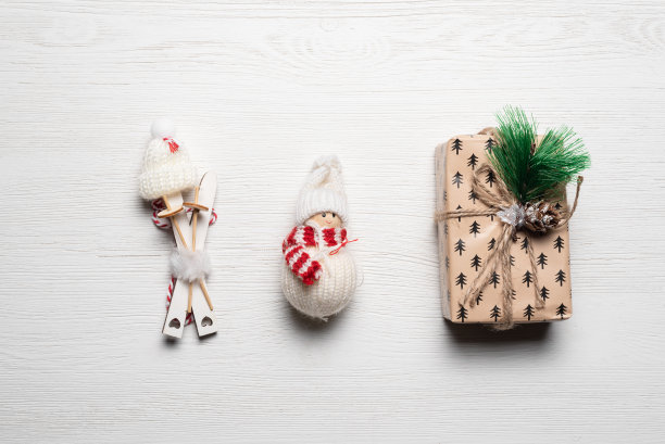 圣诞玩具和礼物图片下载