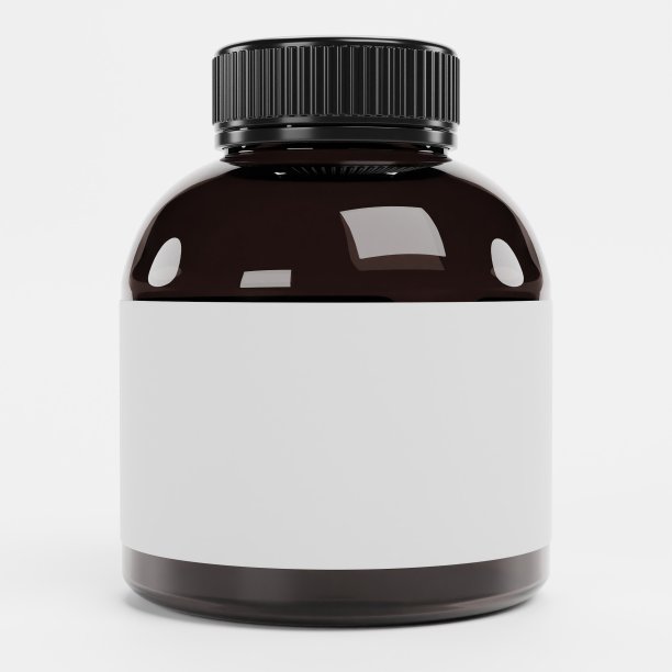 药瓶的现实3D渲染图片下载