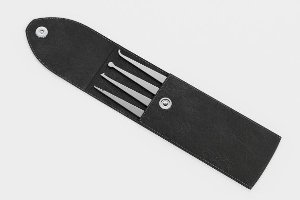 锁拨片的逼真3D渲染图片下载