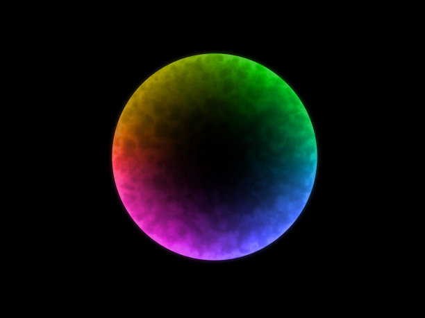 霓虹灯圆图片下载