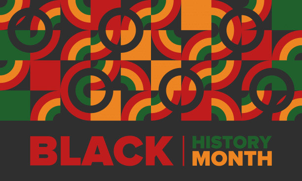 黑人历史月。非裔美国人的历史。一年一度的庆祝。在美国和加拿大的二月。在英国的十月。海报，卡片，横幅，背景。矢量图图片下载