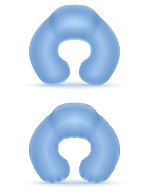 枕头睡在运输矢量插图旅行图片下载